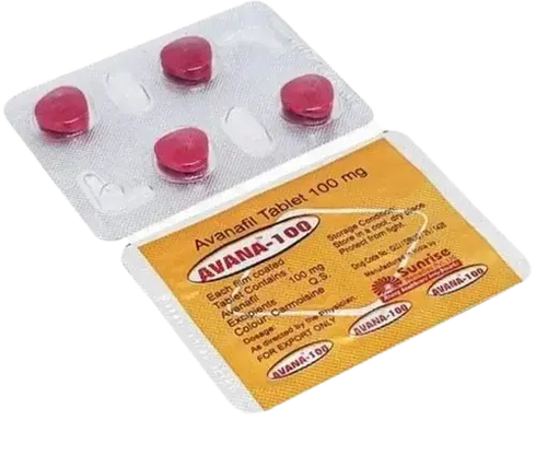 Blister Avana 100 mg cu pastile avanafil pentru erectie rapida