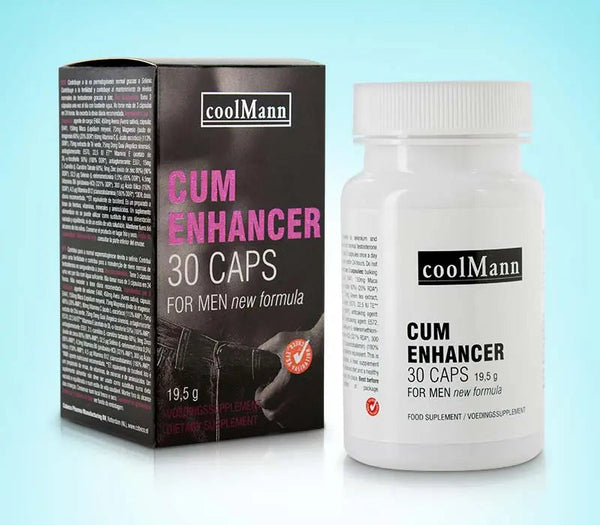 Ambalaj CoolMann Cum Enhancer, supliment natural pentru volumul spermei