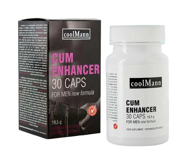 Ambalaj CoolMann Cum Enhancer, supliment natural pentru volumul spermei