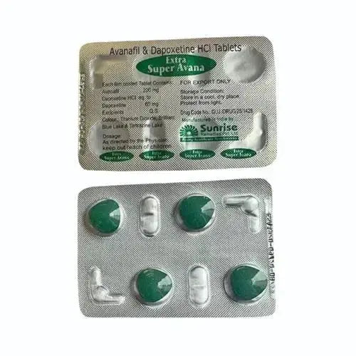 Blister Extra Super Avana cu pastile avanafil si dapoxetina pentru erectie