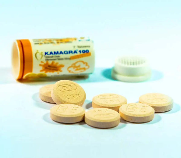 Comprimate Kamagra Efervescenta 100 mg cu sildenafil pentru erectie rapida