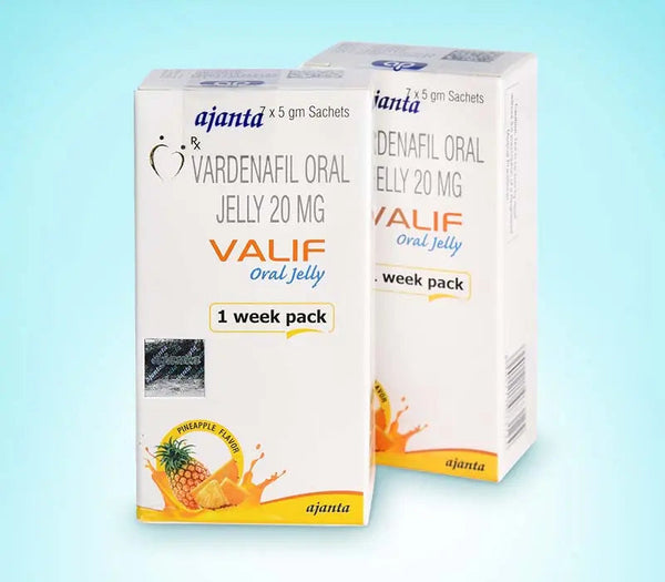 Cutie Valif Oral Jelly cu jeleu pentru erectie in plicuri individuale